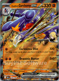 Cynthia's Garchomp ex