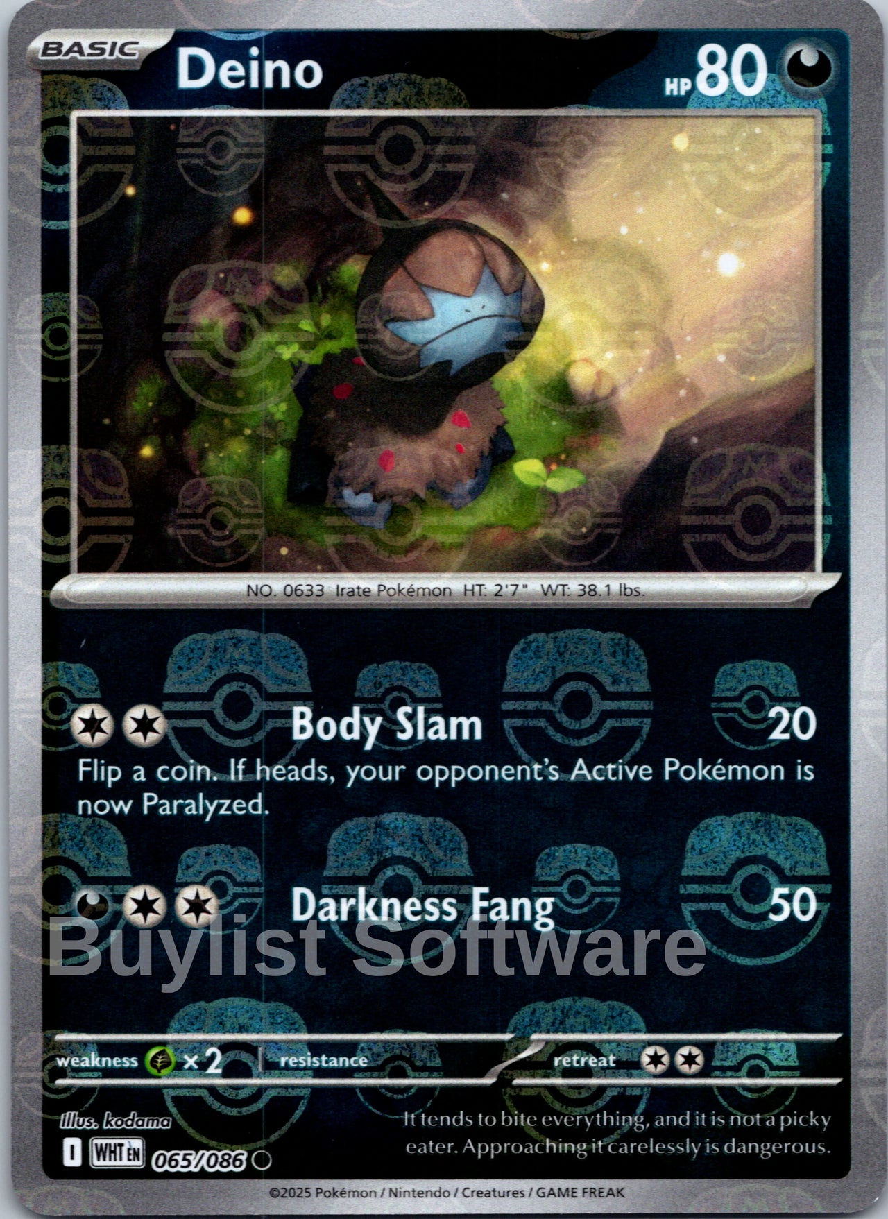 Deino (Master Ball Pattern)