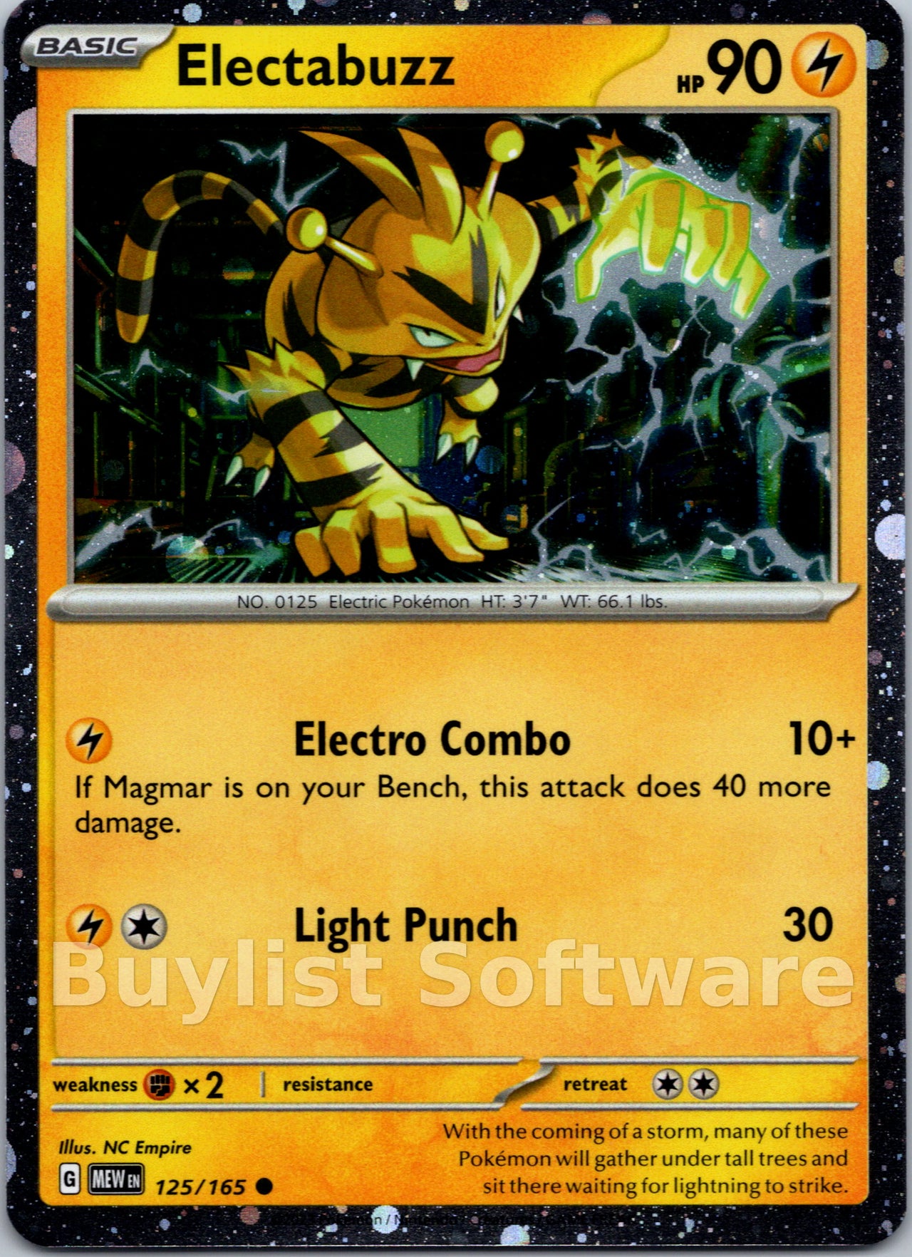 Electabuzz (Cosmos Holo)