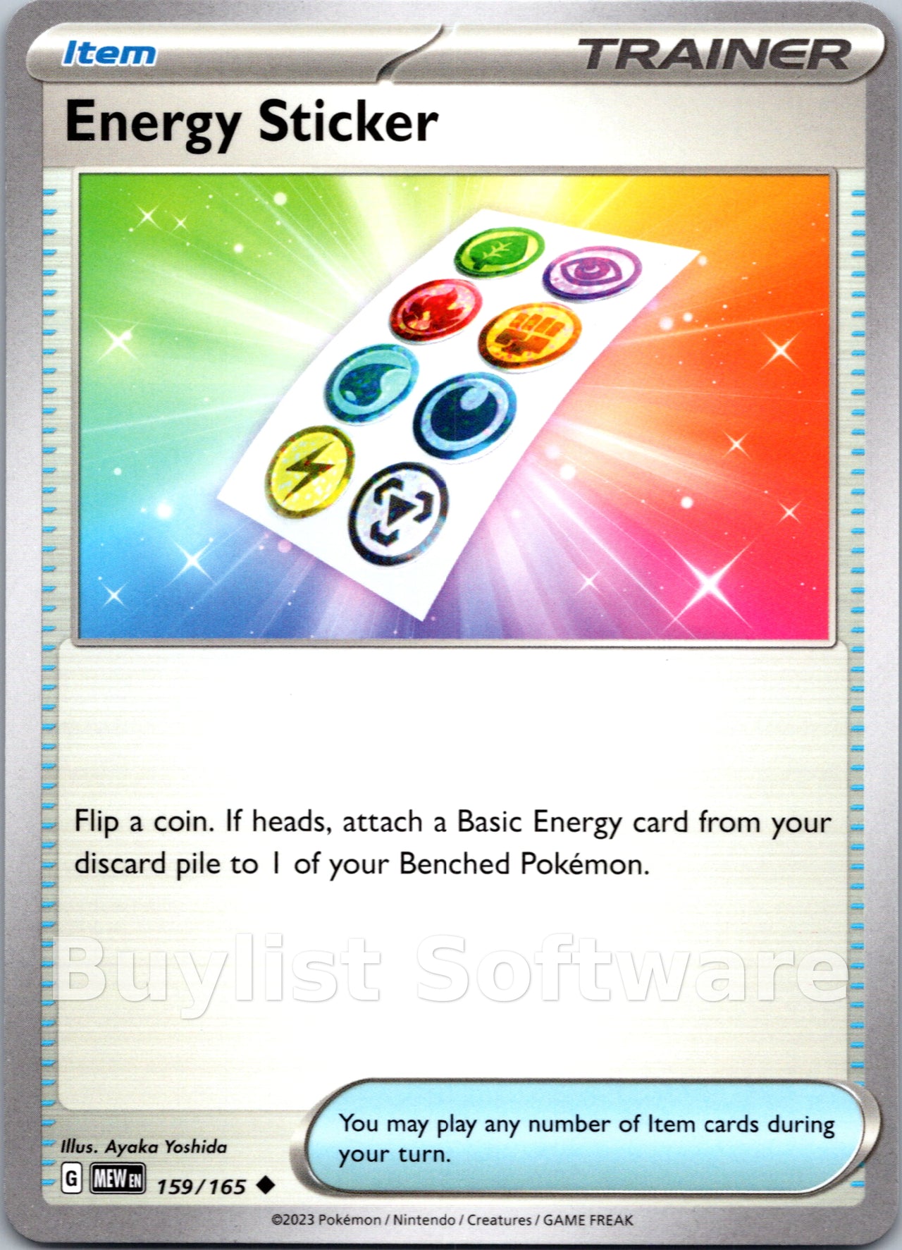 Energy Sticker