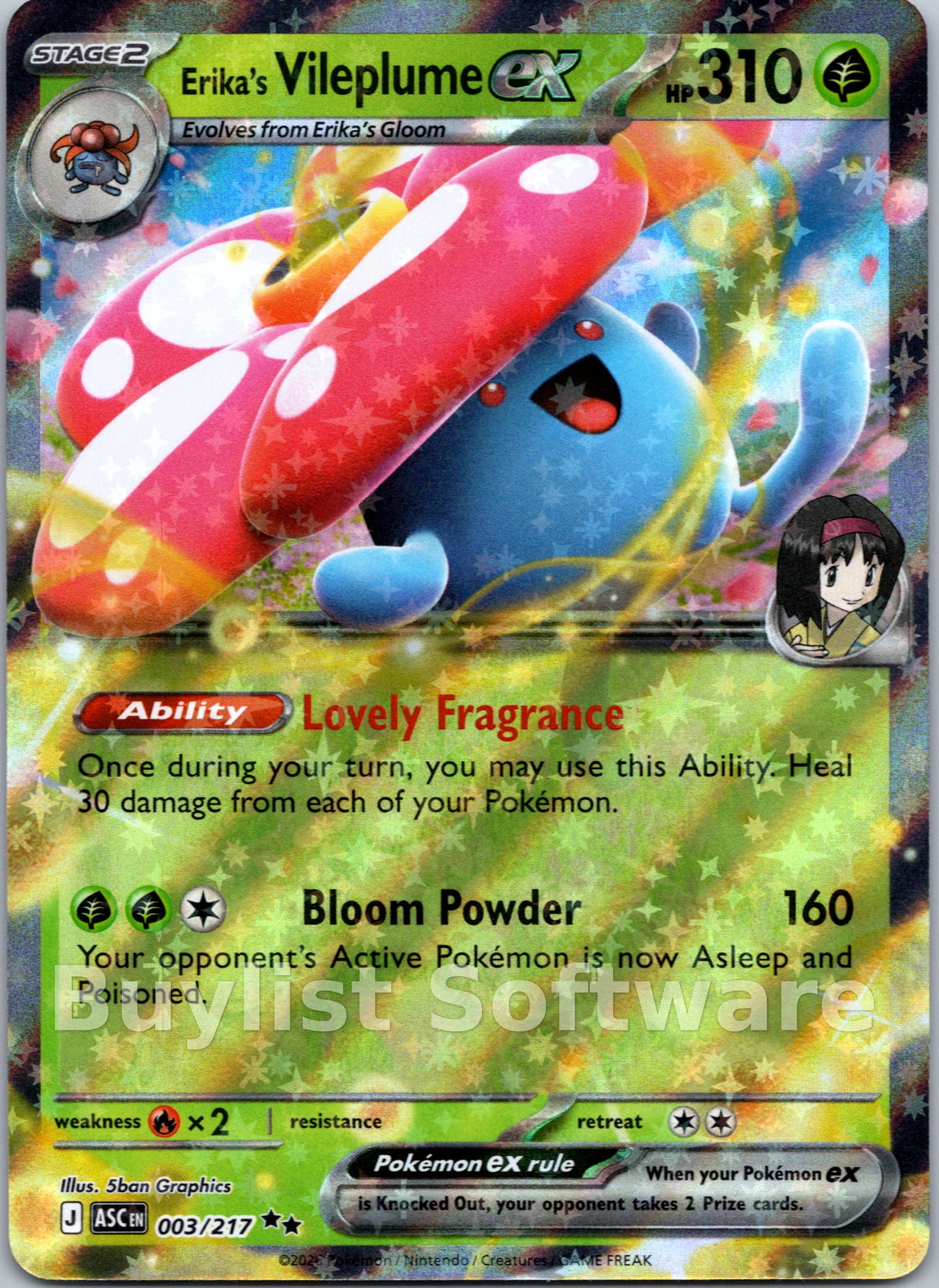 Erika's Vileplume ex