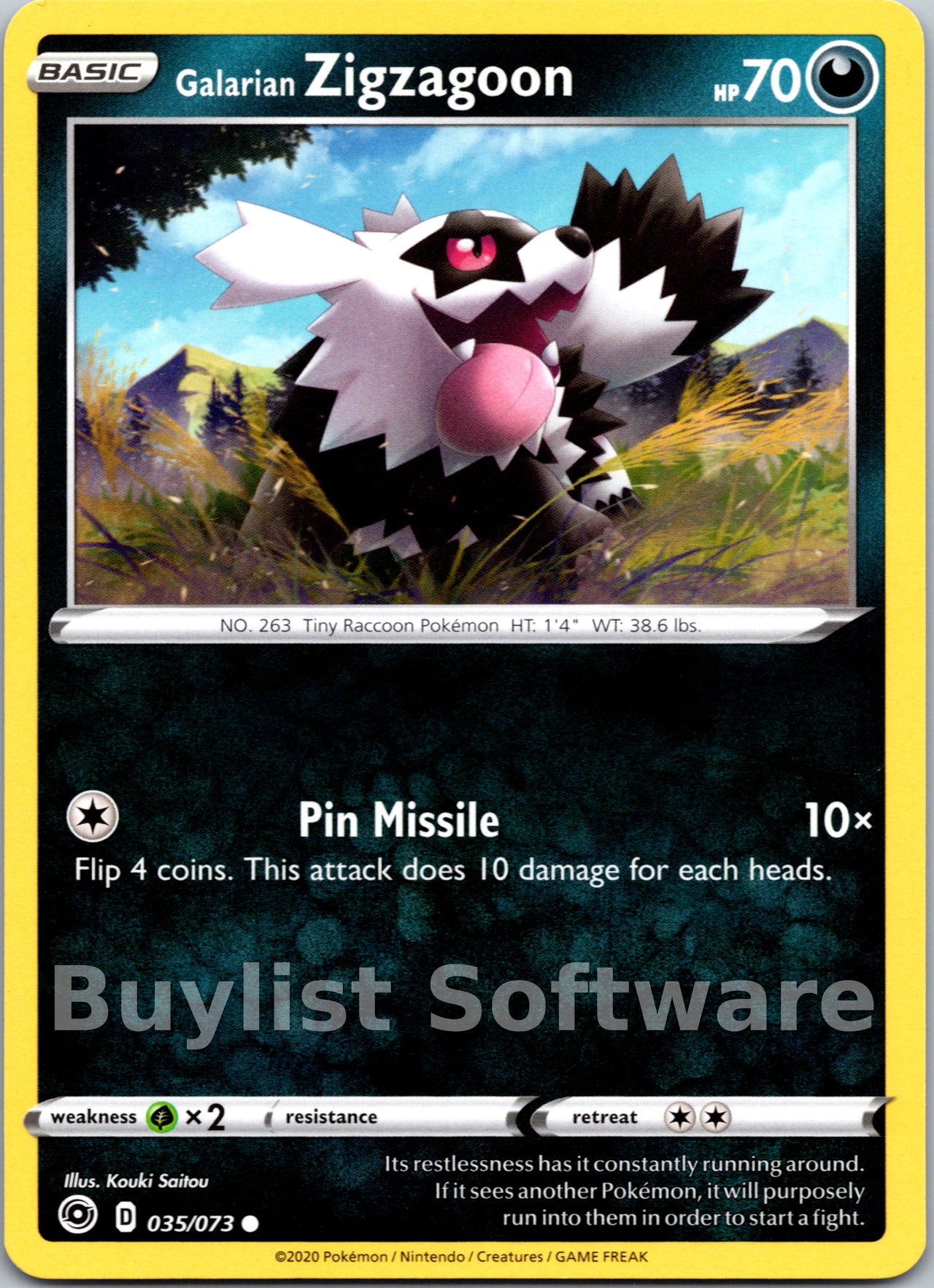 Galarian Zigzagoon