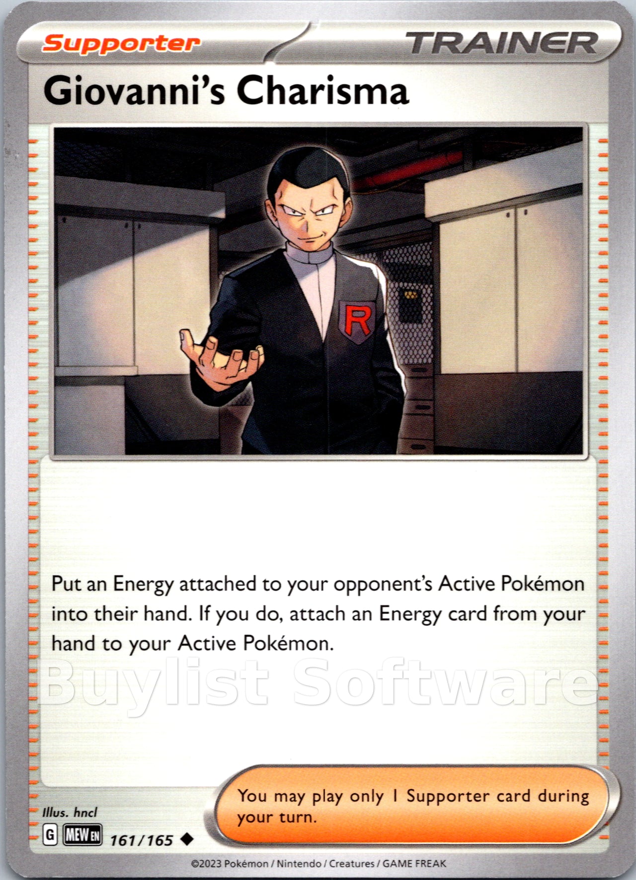 Giovanni's Charisma