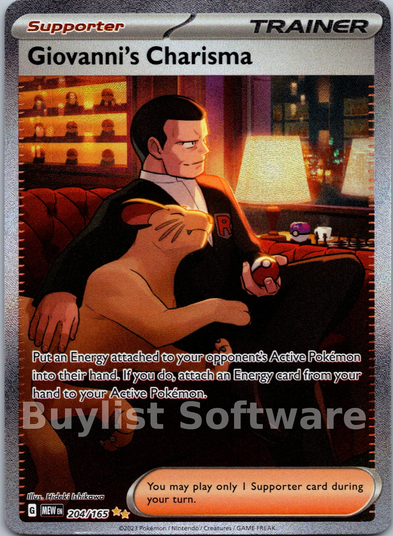 Giovanni's Charisma