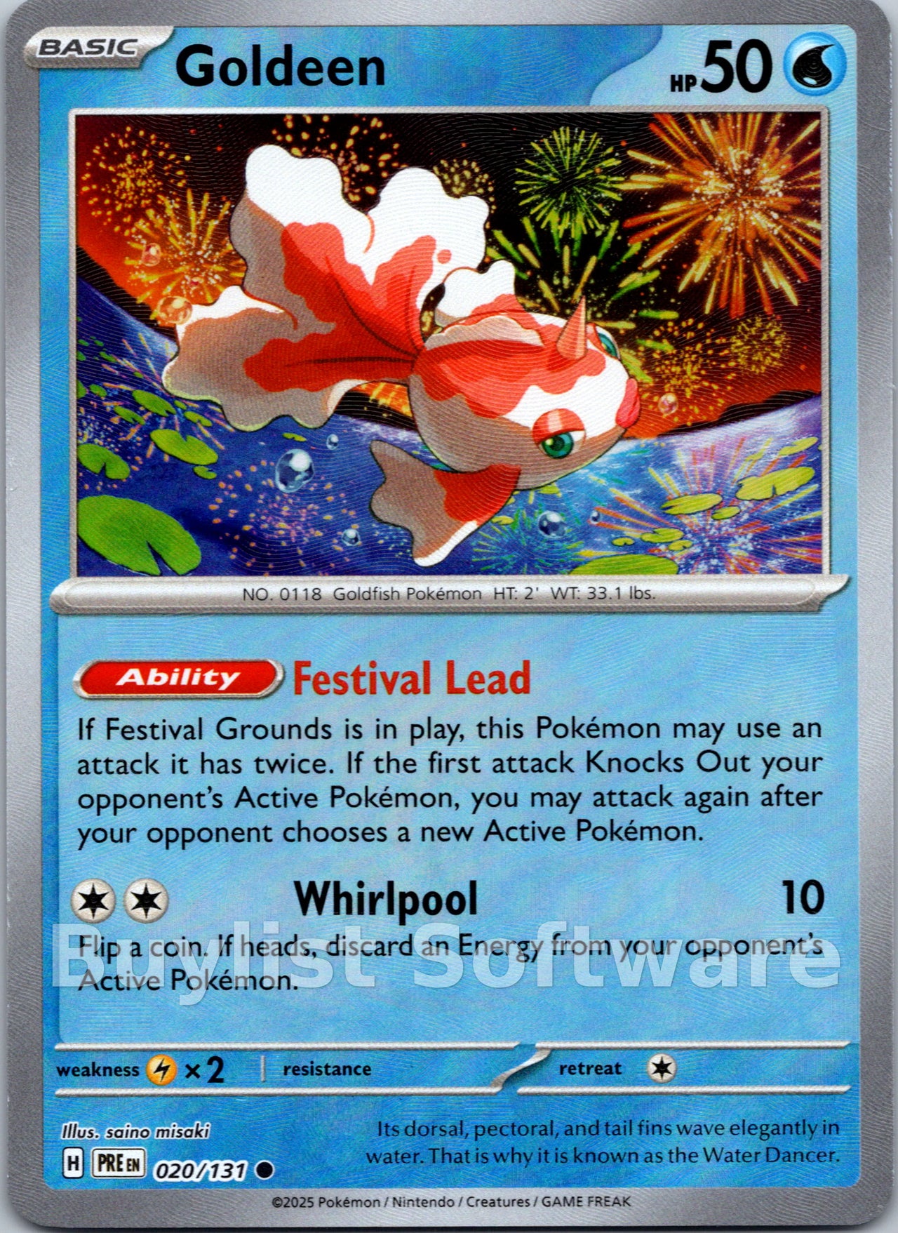 Goldeen (Poke Ball Pattern)