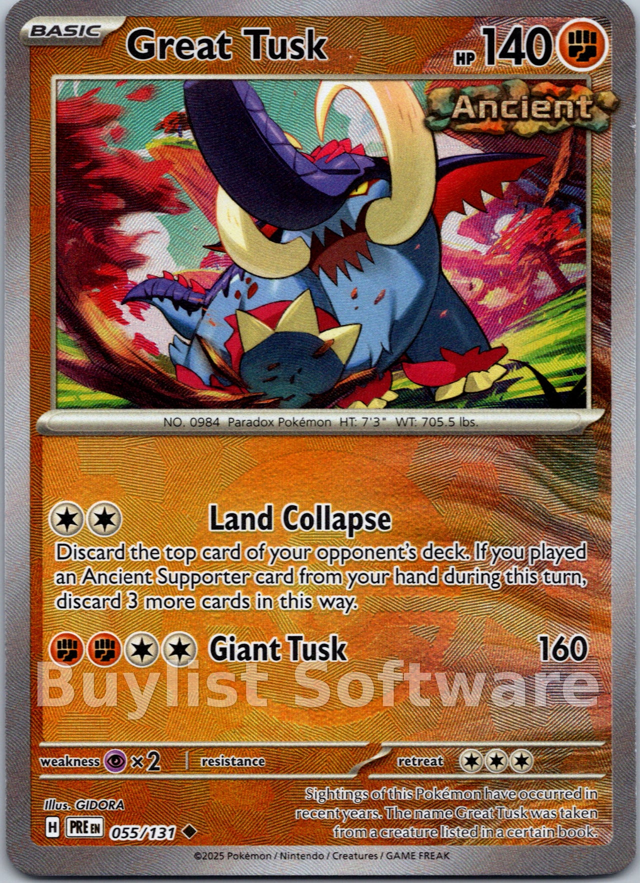 Great Tusk (Poke Ball Pattern)