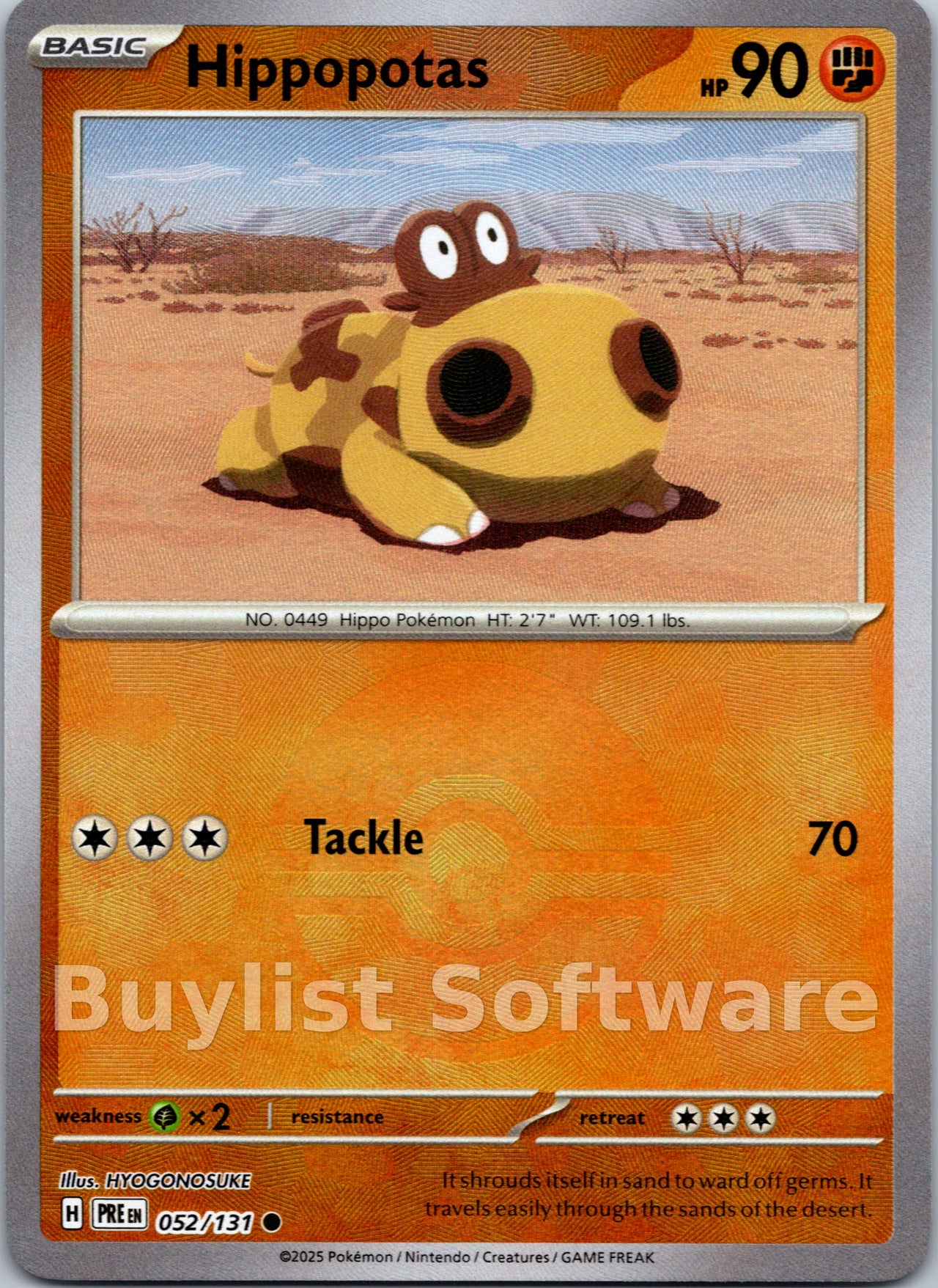 Hippopotas (Poke Ball Pattern)