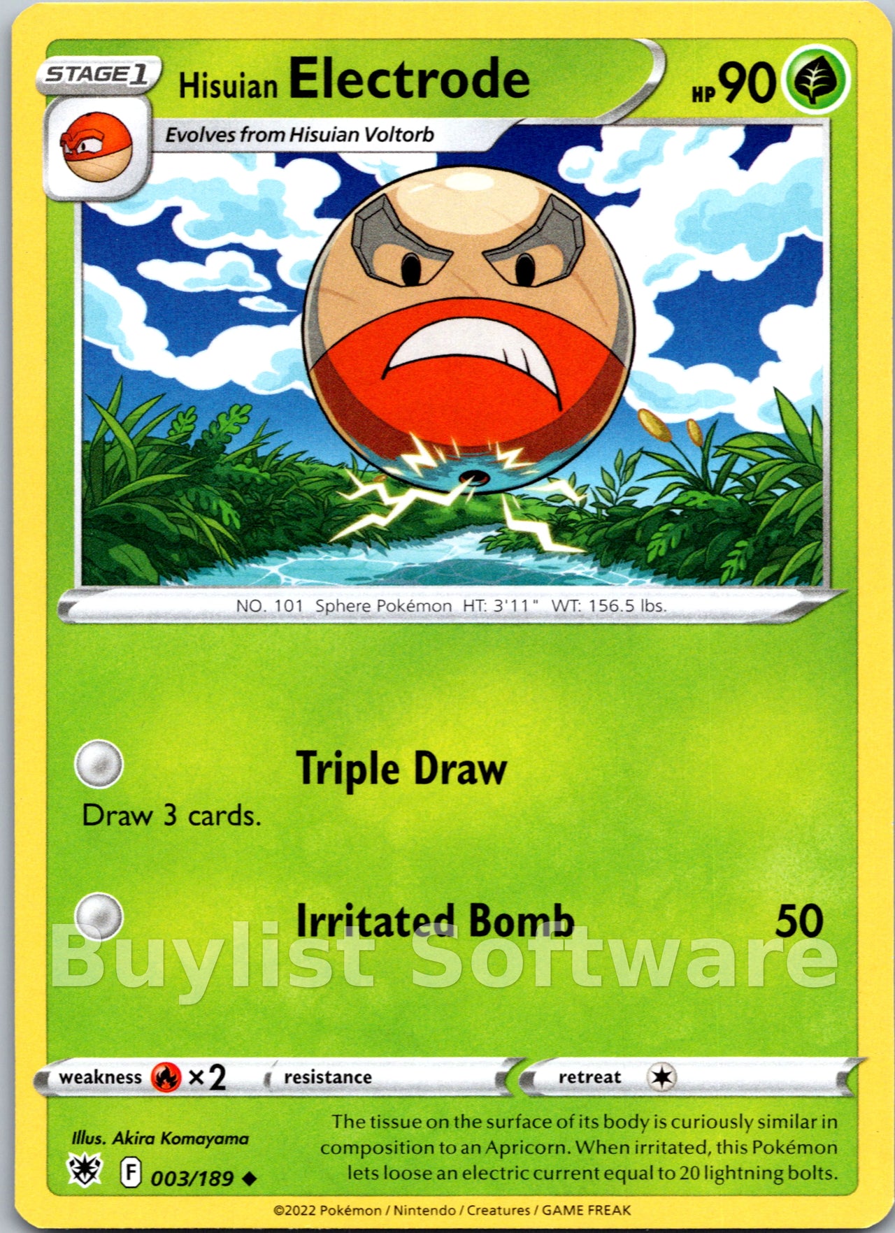 Hisuian Electrode