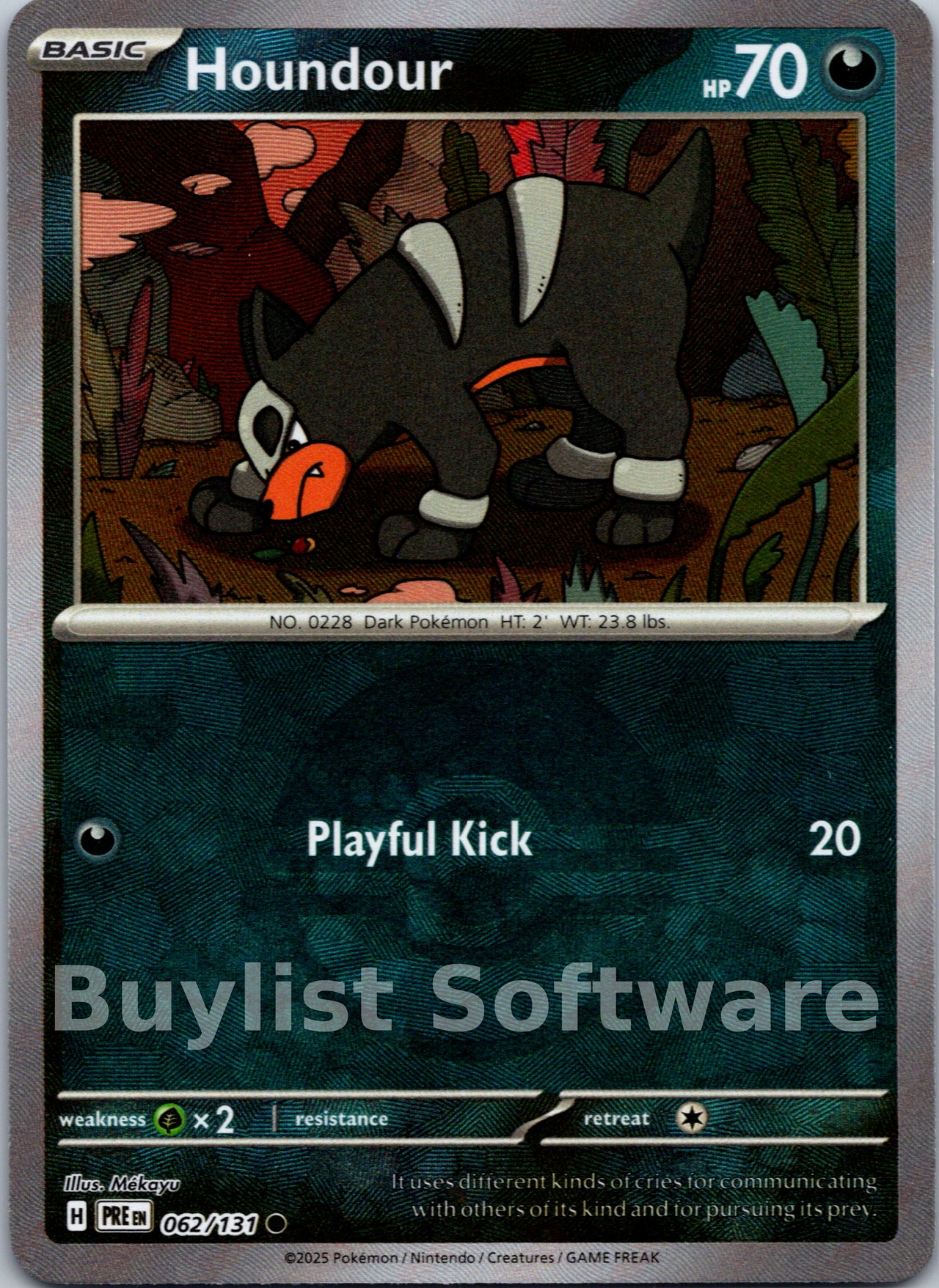 Houndour (Poke Ball Pattern)