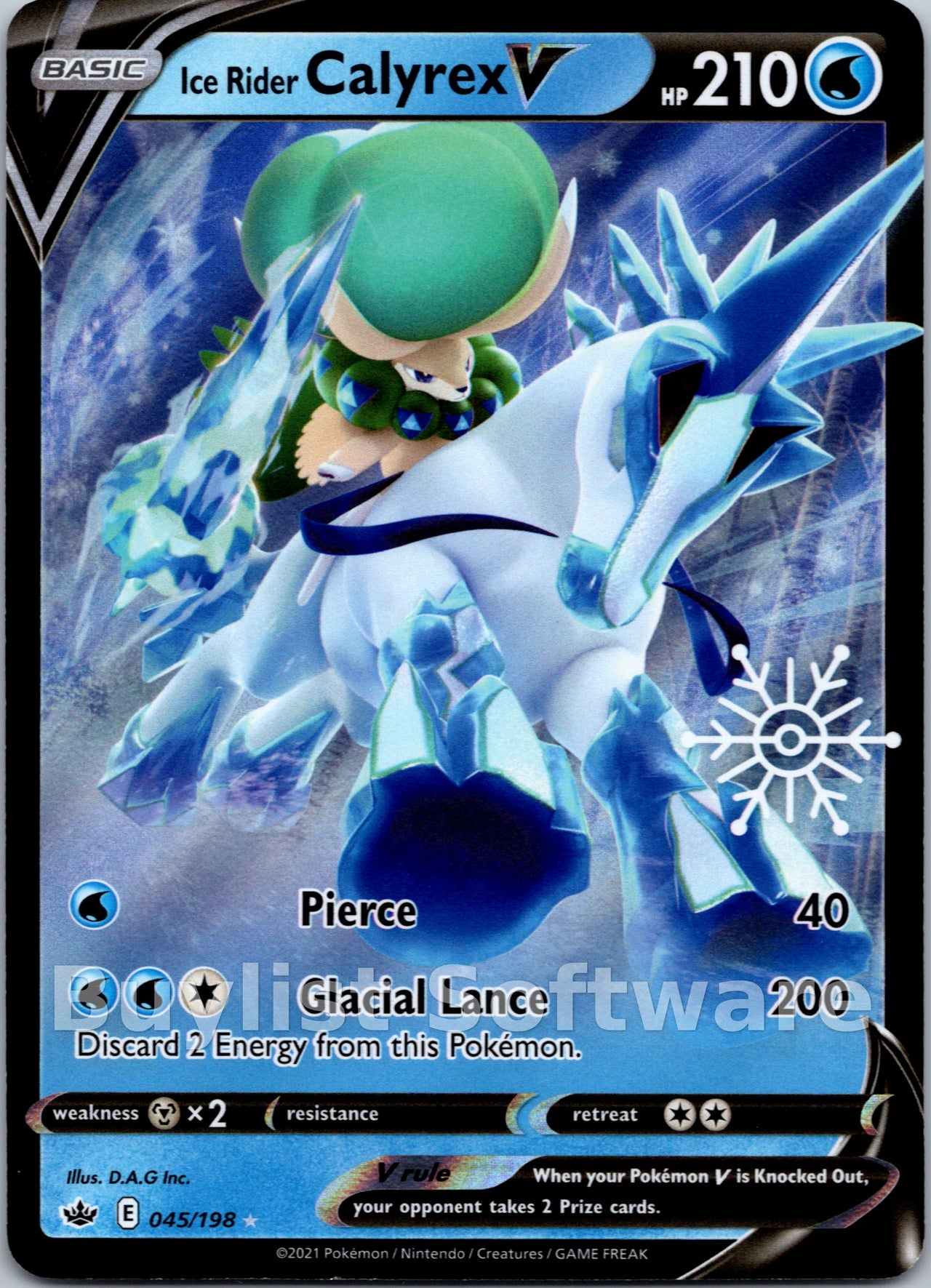 Ice Rider Calyrex V (Holiday Calendar)