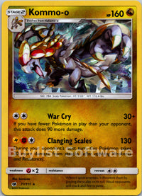 Kommo-o (Cracked Ice Holo)