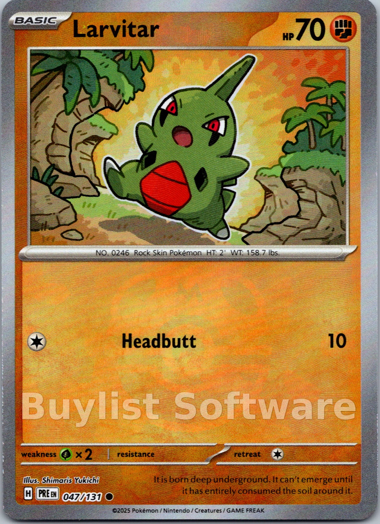 Larvitar (Master Ball Pattern)