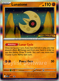 Lunatone (Mega Evolution Stamped)
