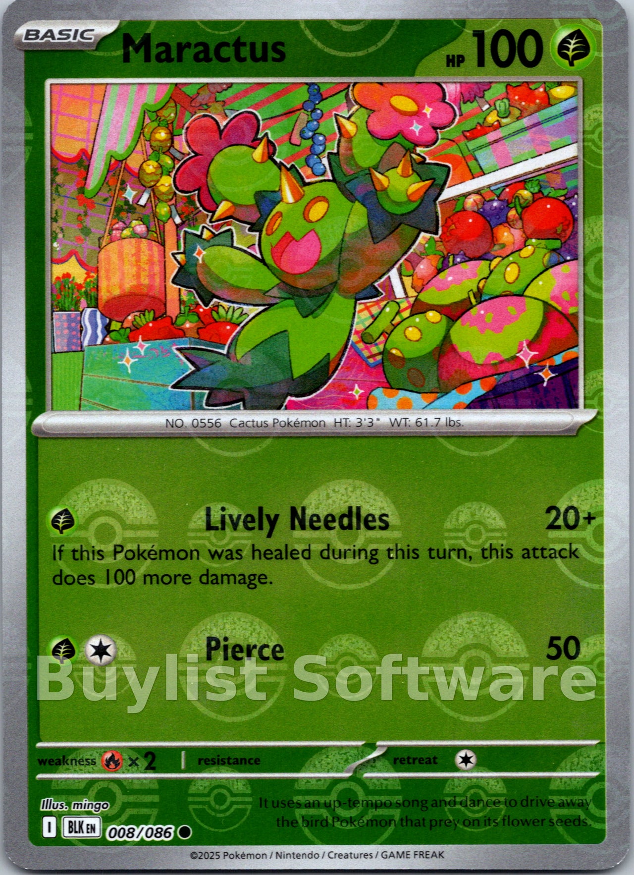 Maractus (Poke Ball Pattern)
