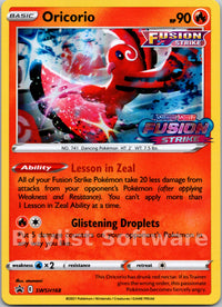 Oricorio (Sword & Shield Promo Cards Stamped)