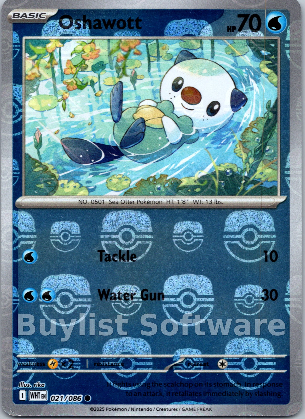 Oshawott (Master Ball Pattern)