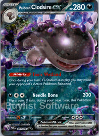 Paldean Clodsire ex