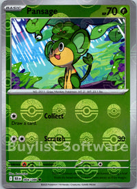 Pansage (Poke Ball Pattern)