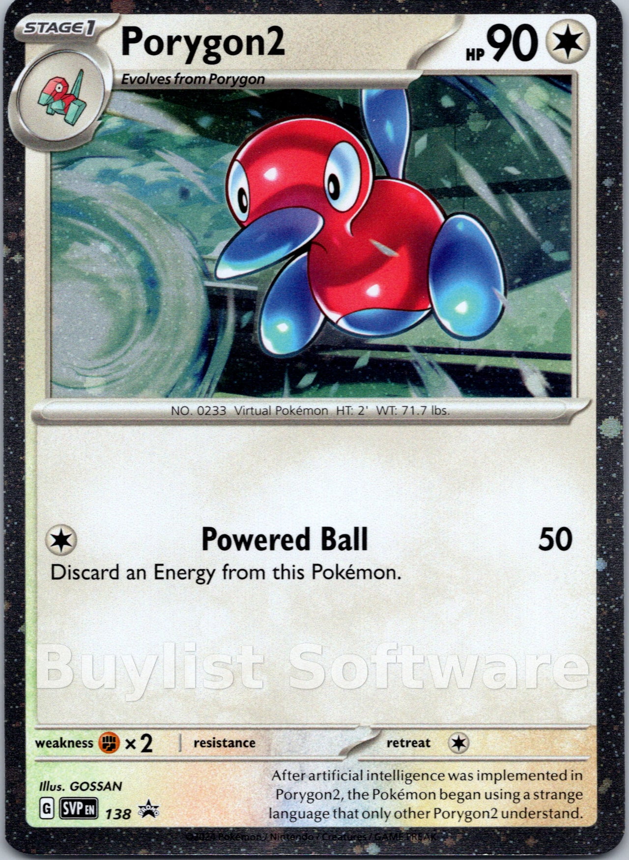 Porygon2 (Cosmos Holo)