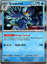 Quaquaval (Scarlet & Violet Promo Cards Stamped)