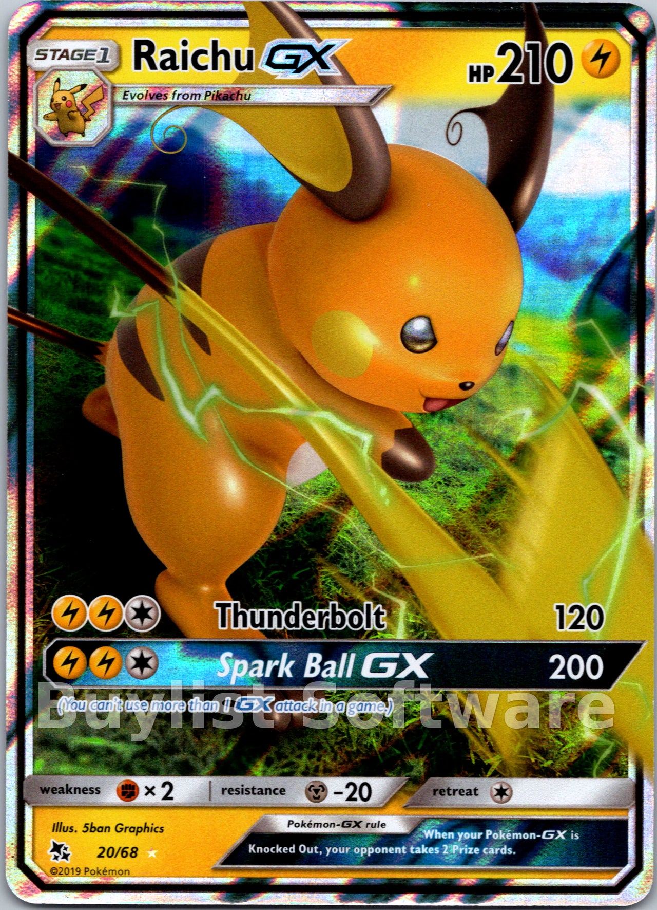 Raichu GX