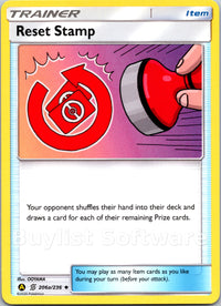 Reset Stamp