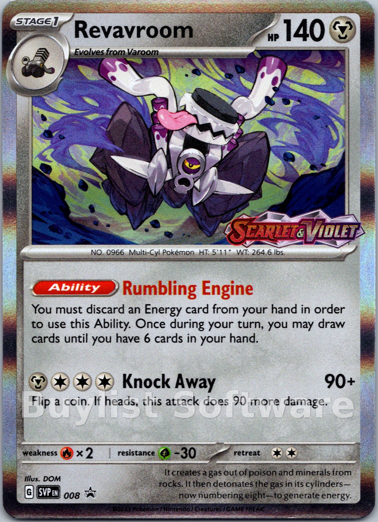Revavroom (Scarlet & Violet Promo Cards Stamped)