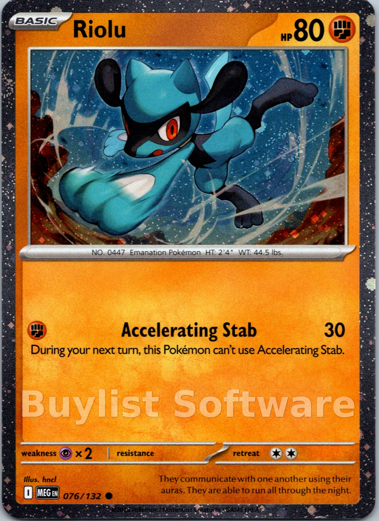 Riolu (Cosmos Holo)