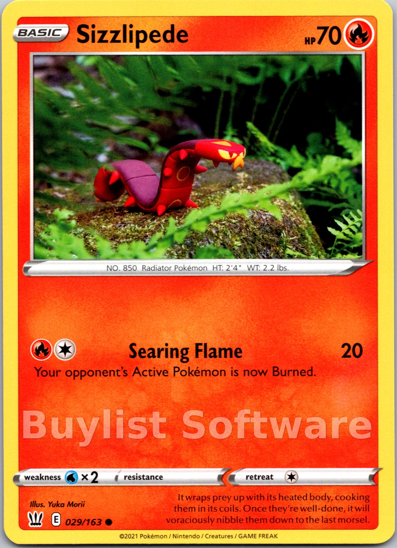 Sizzlipede