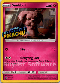 Snubbull (Detective Pikachu Stamped)