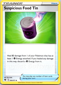 Suspicious Food Tin