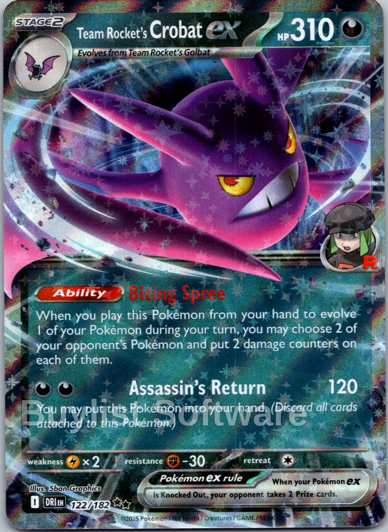 Team Rocket's Crobat ex