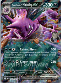 Team Rocket's Nidoking ex