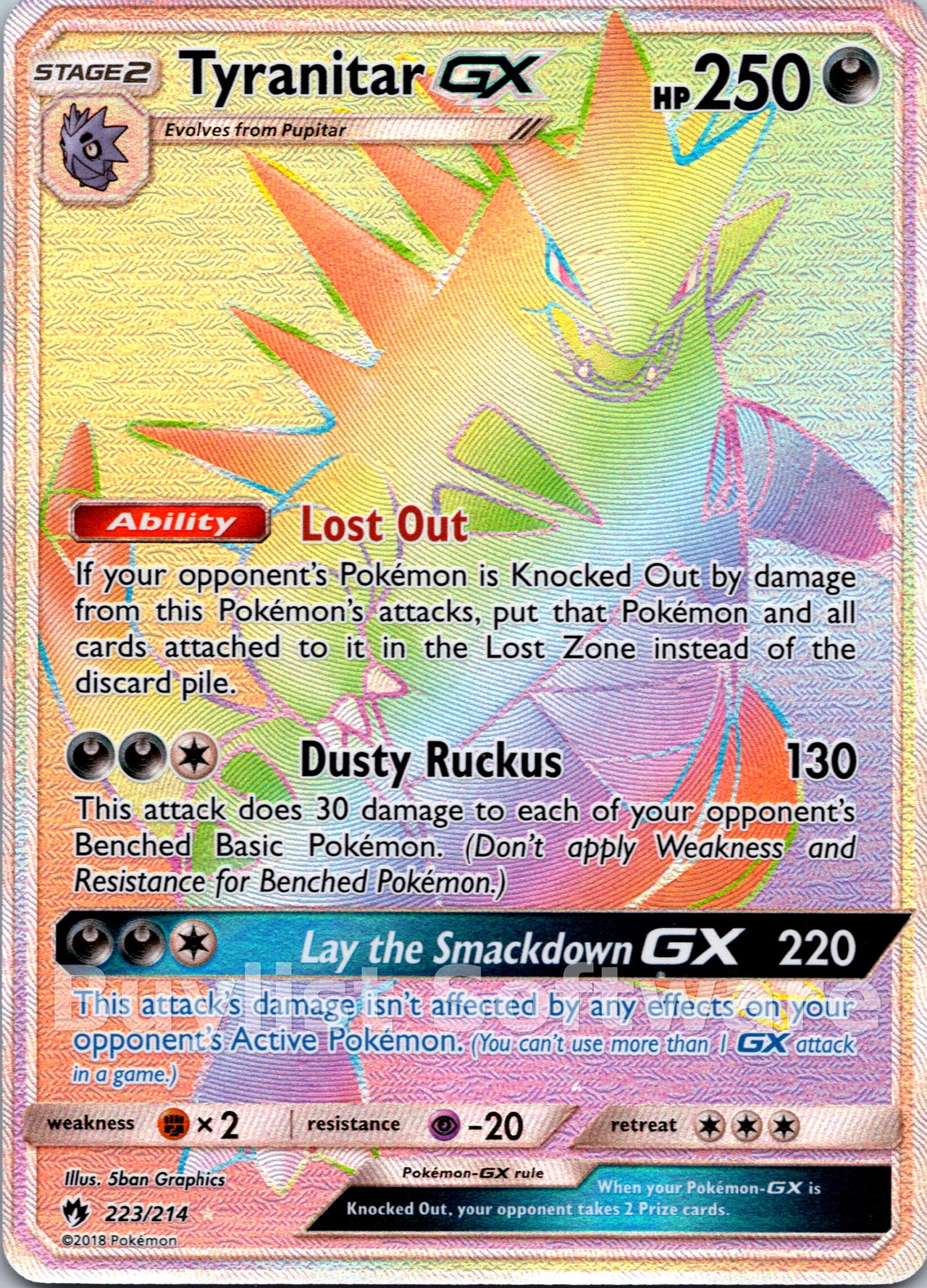 Tyranitar GX