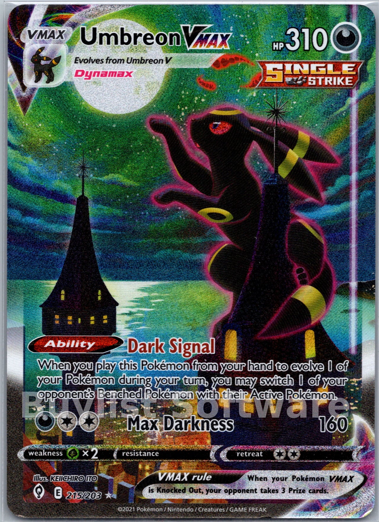 Umbreon VMAX (Alternate Art Secret)