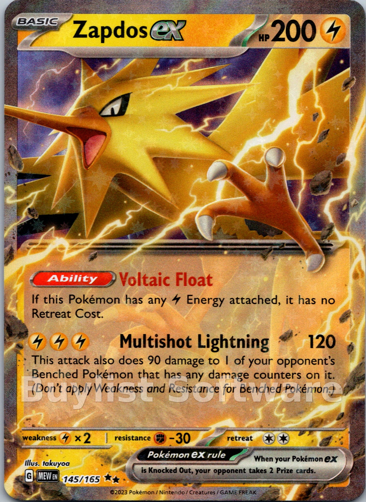 Zapdos ex