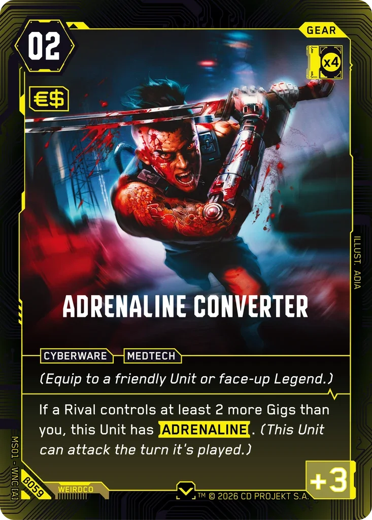 Adrenaline Converter