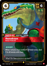 Renekton, Rage Fueled (Alternate Art)