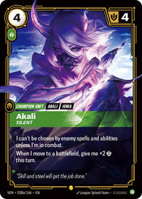 Akali, Silent (Alternate Art)