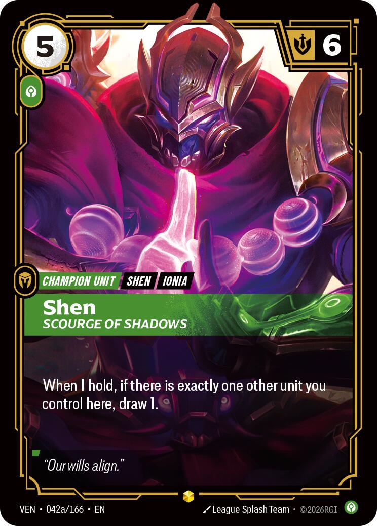 Shen, Scourge of Shadows (Alternate Art)