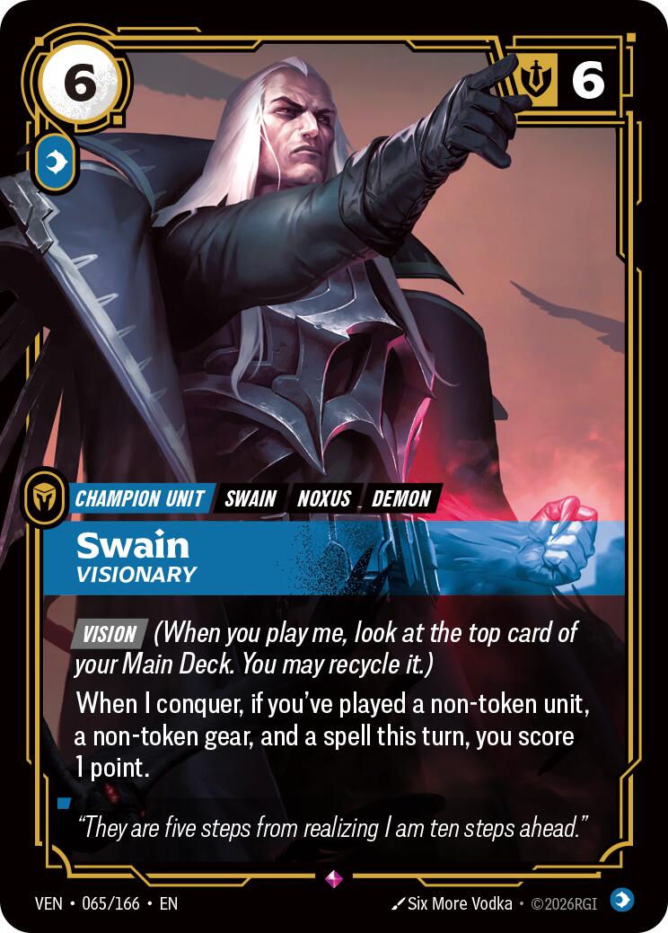 Swain, Visionary