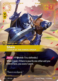 Shen, Leader of the Kinkou Order