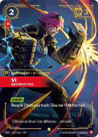 Vi, Destructive