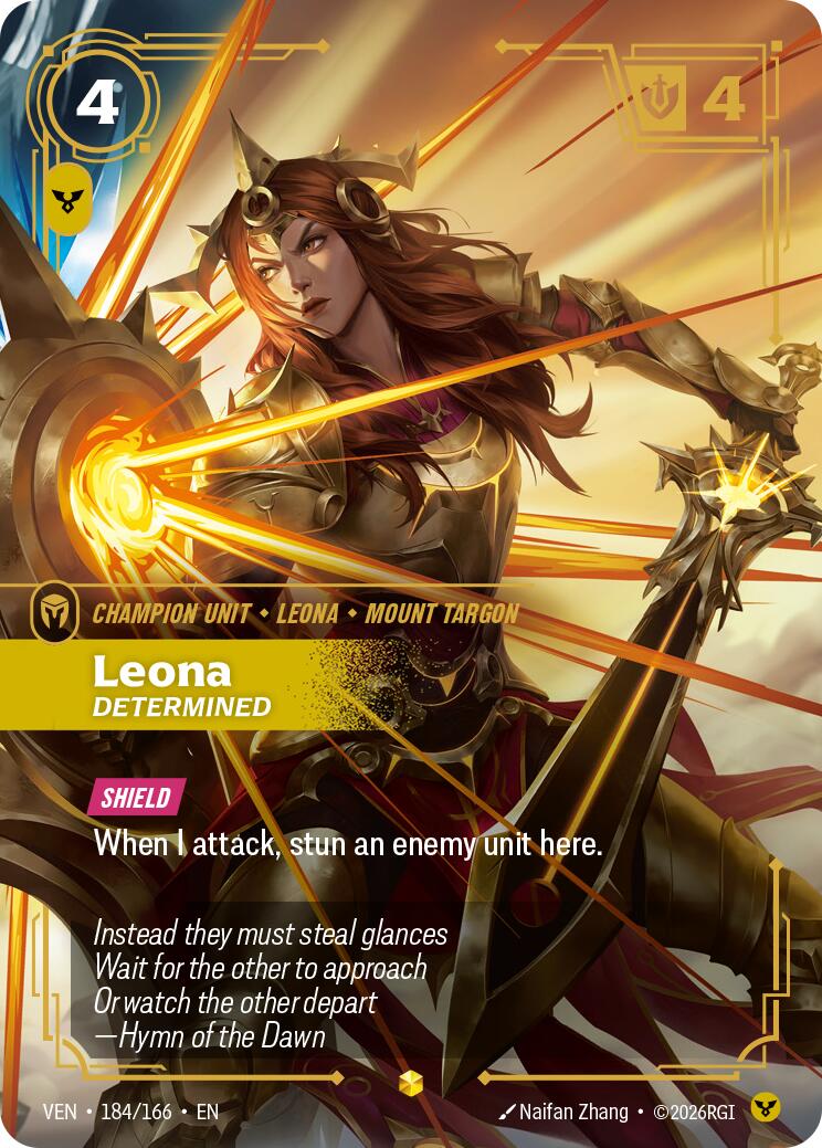 Leona, Determined