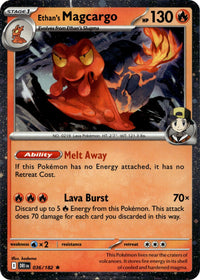 Ethan's Magcargo (Cosmo Holo) [036/182] [Destined Rivals] Holofoil