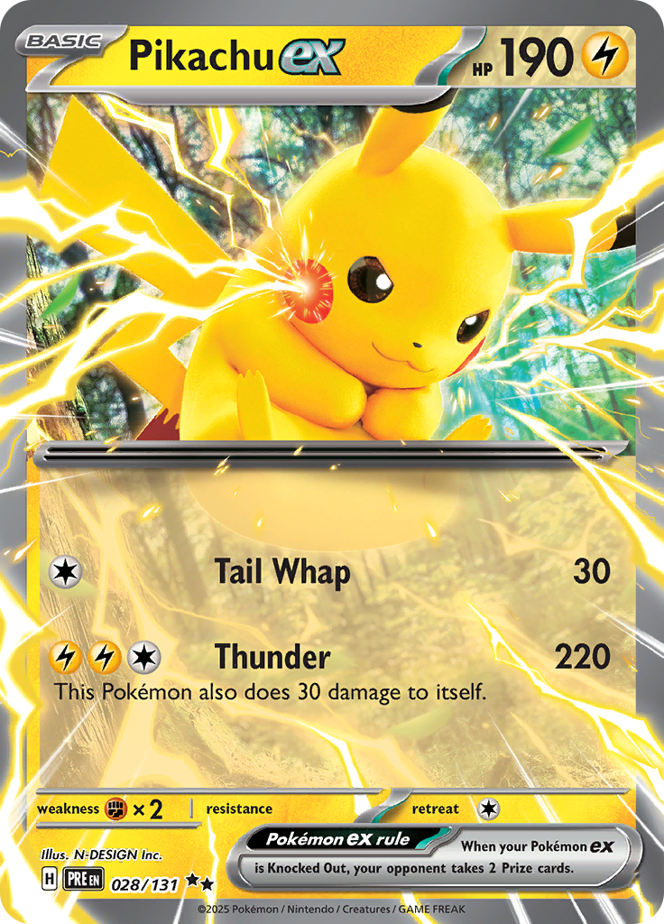 Pikachu ex 028/131