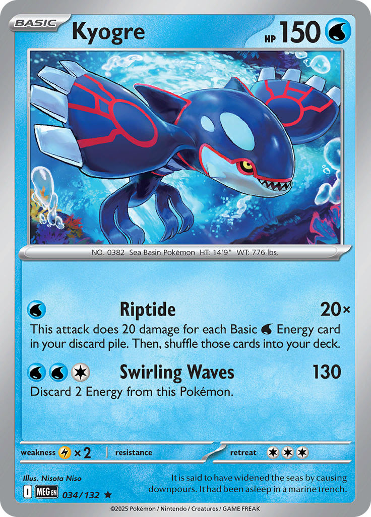 Kyogre 034/132