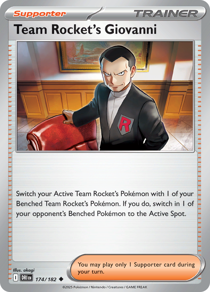 Team Rocket's Giovanni 174/182