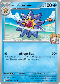 Misty's Starmie 047/182