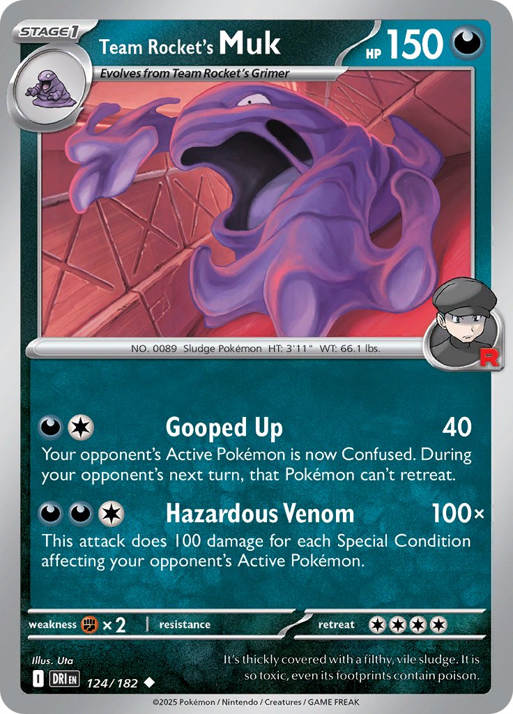 Team Rocket's Muk 124/182